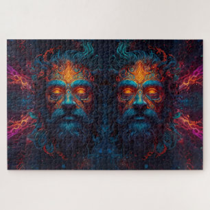 "Vuur van de Goden" met verschillende godheden set Legpuzzel