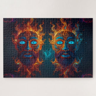 "Vuur van de Goden" met verschillende godheden set Legpuzzel