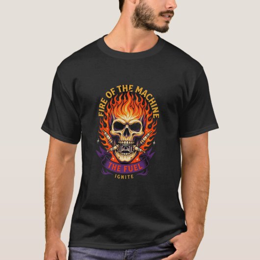 Vuur Van De Machine T-shirt (Voorkant)