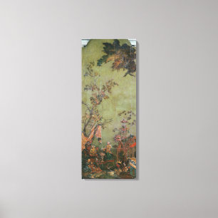 Vuur, van een reeks panelen die canvas afdruk