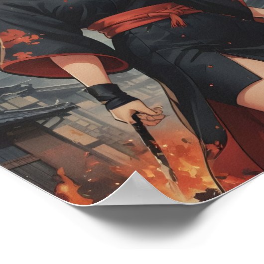 vuur van vastberadenheid poster (Hoek)