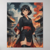 vuur van vastberadenheid poster (Voorkant)