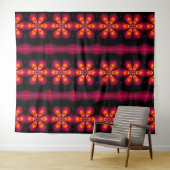 Vuur Veer Droomvanger Rood 1 Wandkleed (In Situ (horizontaal))
