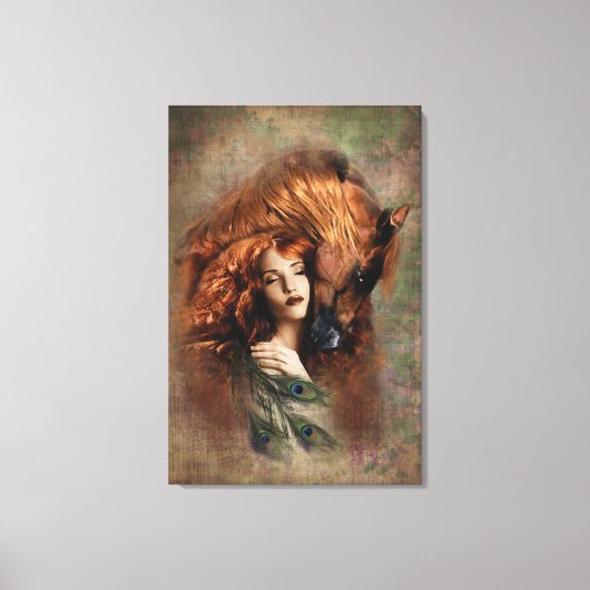 VUUR - Verpakt canvas Afdruk (Voorkant)