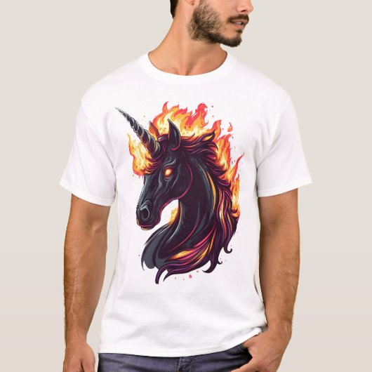 Vuur & Vlam Eenhoorn (1) T-shirt (Voorkant)
