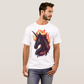 Vuur & Vlam Eenhoorn (1) T-shirt (Voorkant volledig)