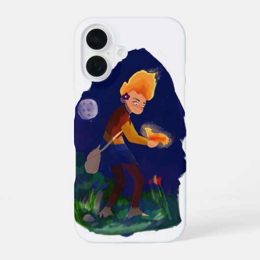 Vuur vlam iPhone 16 hoesje (Achterkant)
