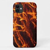 Vuur vlam macro in open haard Case-Mate iPhone case (Achterkant)