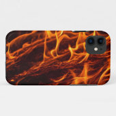 Vuur vlam macro in open haard Case-Mate iPhone case (Achterkant (horizontaal))