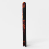 Vuur vlammacro in open haard Case-Mate iPhone case (Achterkant/links)