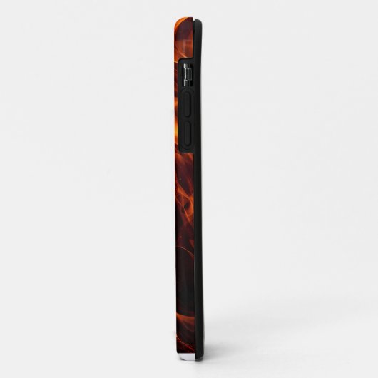 Vuur vlammacro in open haard Case-Mate iPhone case (Achterkant/links)