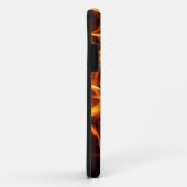 Vuur vlammacro in open haard Case-Mate iPhone case (Achterkant/rechts)