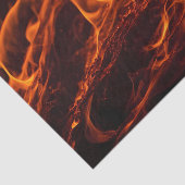 Vuur vlammacro in open haard tissuepapier (Detail)