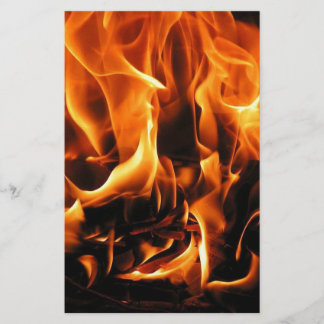 Vuur, vlammen briefpapier
