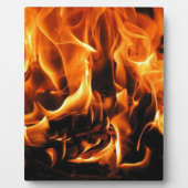 Vuur, vlammen fotoplaat (Voorkant)