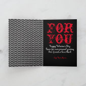 Vuur Vlammen Heet Heet Heet Stout Plezier Valentij Feestdagen Kaart (Binnen)