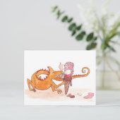 Vuur vs. Ijs Briefkaart (Staand voorkant)