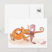 Vuur vs. Ijs Briefkaart (Voorkant / Achterkant)