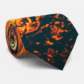 Vuur Vuur Brandende Vonken Stropdas (Opgerold)