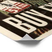 Vuur weg! Koop extra-oorlogsobligaties Poster (Hoek)