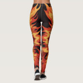Vuur wiel leggings (Achterkant)