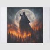 Vuur Wolf Tissuepapier (Voorkant)