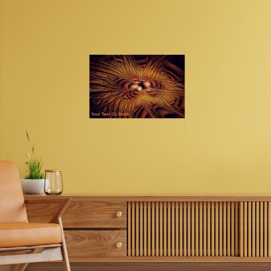 Vuurachtige filamenten poster (Woonkamer 2)