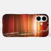 Vuurachtige Jazz Saxofoon Case-Mate iPhone Case (Achterkant (horizontaal))