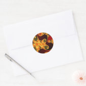 Vuurachtige Tentakels Stickers (Envelop)
