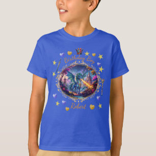 Vuurademende Draak Koninklijke Prins Verjaardag T-shirt