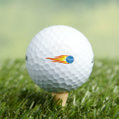 Vuurbal op maat ontworpen en gepersonaliseerd golfballen (Insitu Shirt)