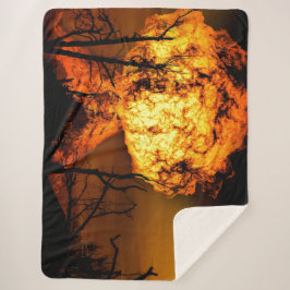 VUURBAL VAN DE APOCALYSPE SHERPA DEKEN