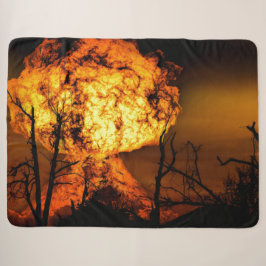 VUURBAL VAN DE APOCALYSPE SHERPA DEKEN