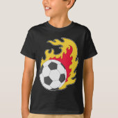 Vuurbal Voetbal T-shirt (Voorkant)