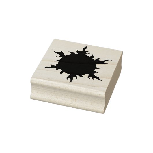 vuurbal zonnestraalzeemijpstempel rubberstempel (Stempel)