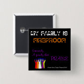 Vuurbestendige Button (Voorkant /achterkant)