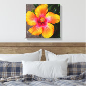 Vuurbladercanvas Canvas Afdruk (Insitu (Slaapkamer))