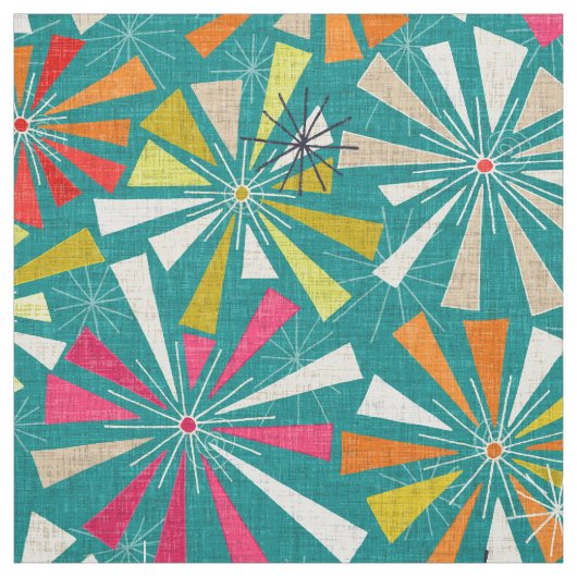 vuurblauw stof (Swatch)