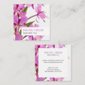 Vuurbloem visitekaartje (Voorkant / Achterkant)