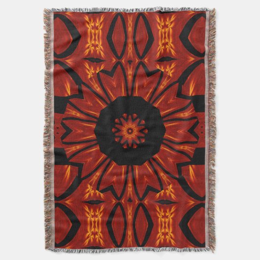 Vuurbloemen 296 deken (Voorkant Verticaal)