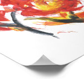 Vuurbloemen Poster (Hoek)