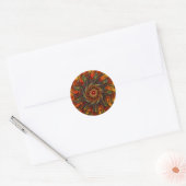 Vuurbloesem (Sticker) Ronde Sticker (Envelop)