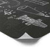 Vuurblusser 1930 Patent Art - Chalkboard Poster (Hoek)