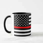 vuurboer verenigd in de verenigde naties met dunne mok (Links)