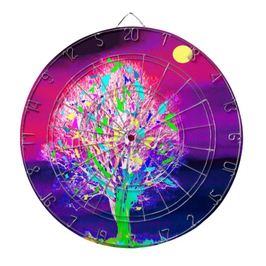 Vuurboom Dartbord (Voorkant)