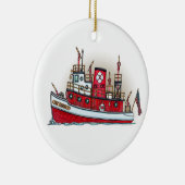 Vuurbootversiering Keramisch Ornament (Rechts)