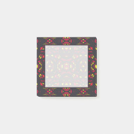 Vuurbrand Rode Oranje Gele Abstracte Gouache Kunst Post-it® Notes