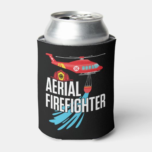 Vuurbrandbestrijding in de lucht blikjeskoeler (Blikje Voorkant)