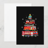 Vuurbrandbestrijding Kerstmis Shirt G Kaart (Voorkant / Achterkant)