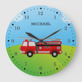 Vuurbrandblusbrandblusinstallatie Kinder kamer Grote Klok (Voorkant)